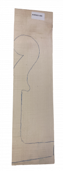 Set Curly Maple Back, Sides & Neck plank for Cello Unique Piece #303-006